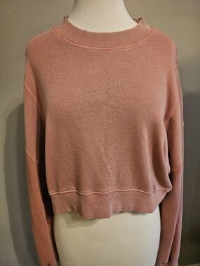 La Biz Peachy Long Sleeve Crop Top